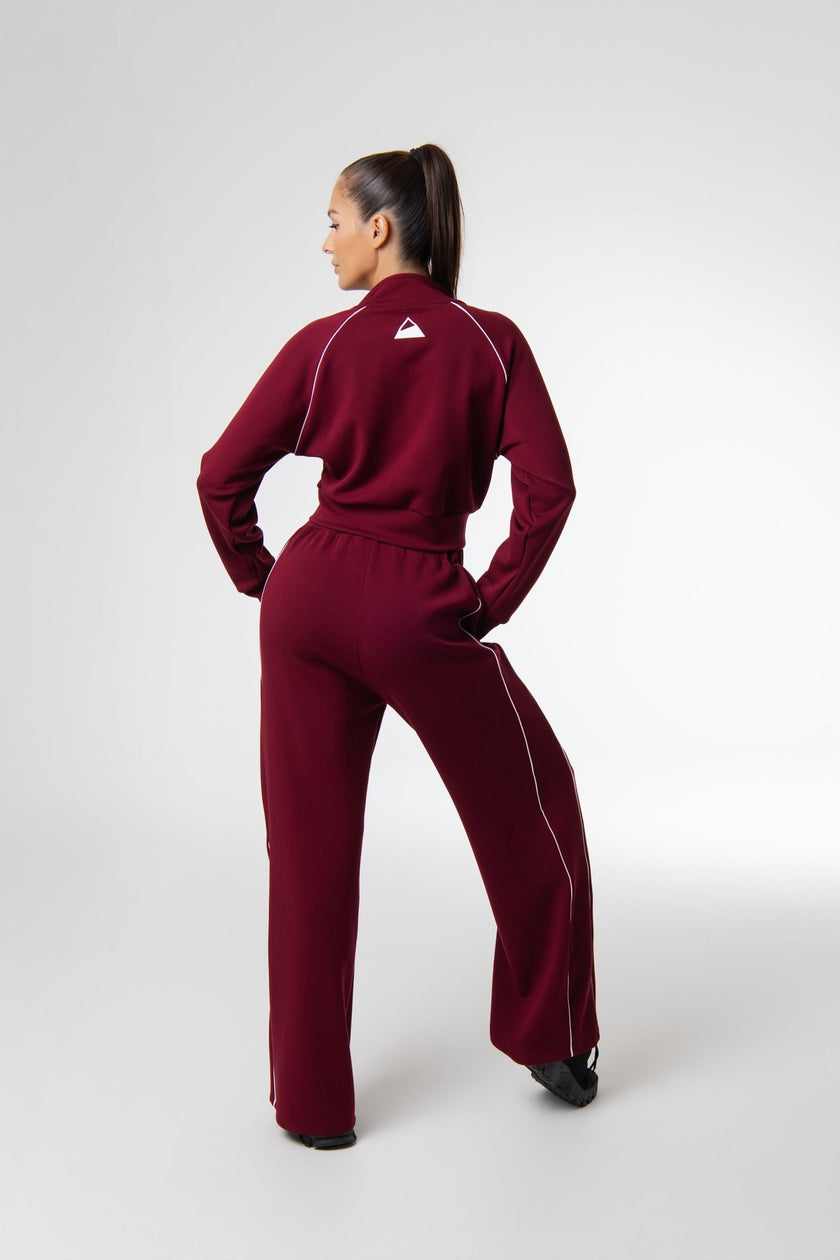 Tracksuit - NOAK SPORT - Noak Nova Tracksuit | Cropped Jacket & Wide Leg Pants Set | Relaxed Fit