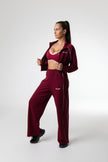 Tracksuit - NOAK SPORT - Noak Nova Tracksuit | Cropped Jacket & Wide Leg Pants Set | Relaxed Fit